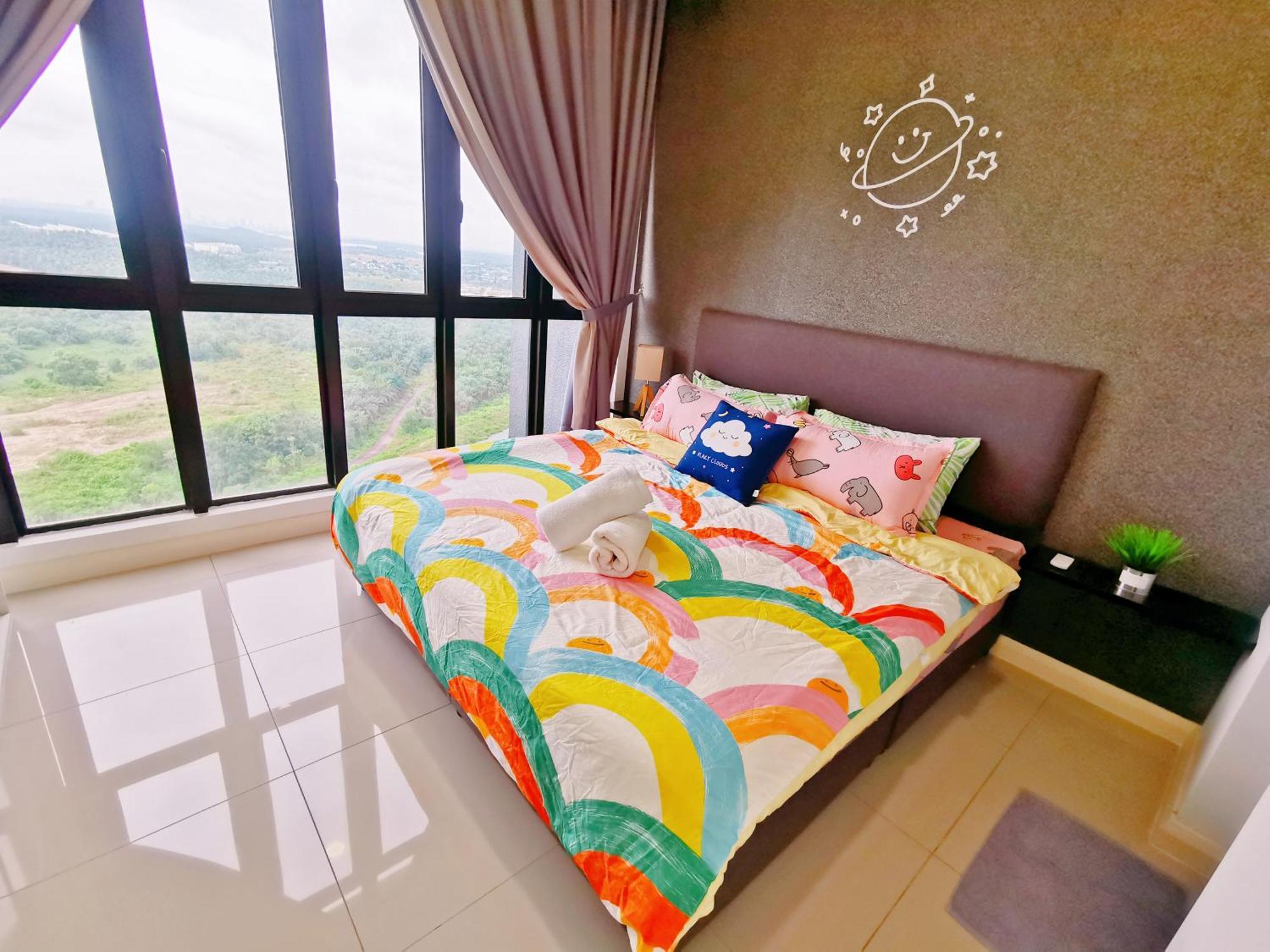 Legoland 3Min Lakeview Happyrainbowsuite 7Pax 2R2B Nusajaya  Luaran gambar